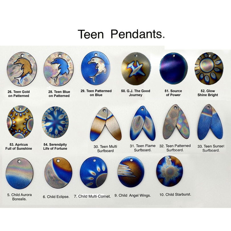 Teslas Teen Pendants